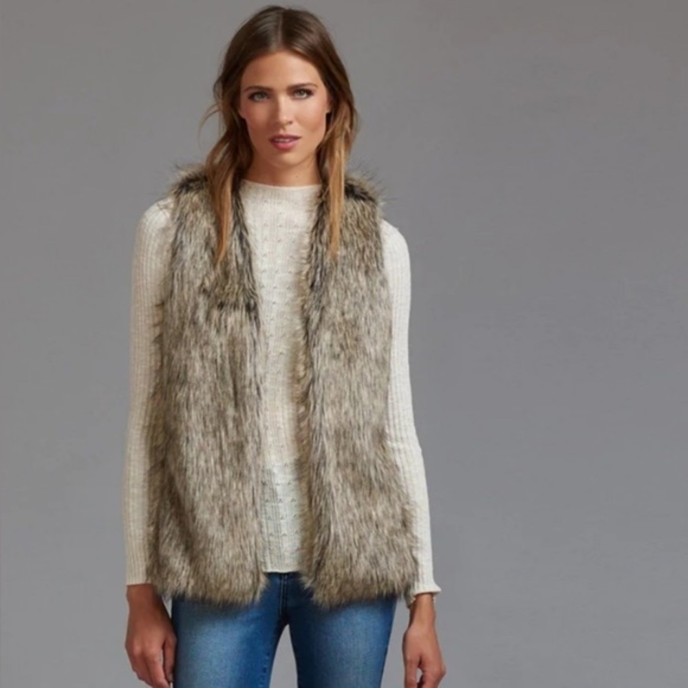 Dynamite Faux Fur Vest